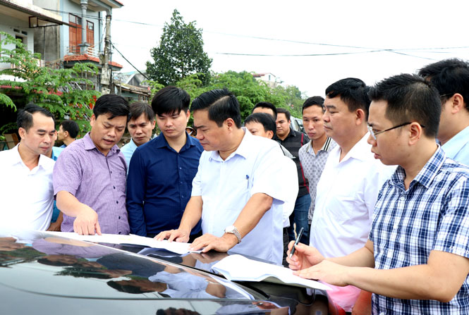 Thực hiện dự án đường Bắc Sơn kéo dài: Đẩy nhanh tiến độ giải phóng mặt bằng