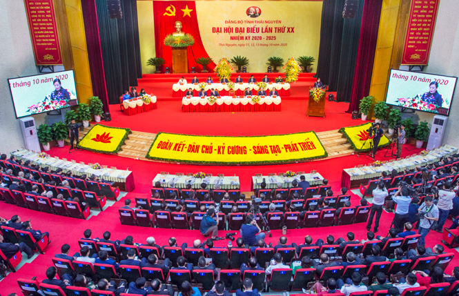Khai mạc trọng thể Đại hội Đại biểu Đảng bộ tỉnh lần thứ XX, nhiệm kỳ 2020-2025