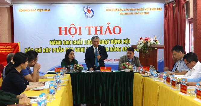 Hội thảo báo chí về chủ đề Đưa nghị quyết của Đảng vào cuộc sống