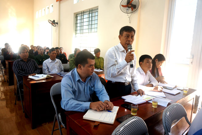 Lãnh đạo huyện Đồng Hỷ đối thoại với nhân dân