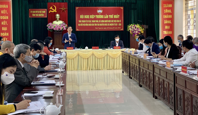 Hiệp thương lần thứ nhất bầu cử đại biểu HĐND tỉnh khóa XIV