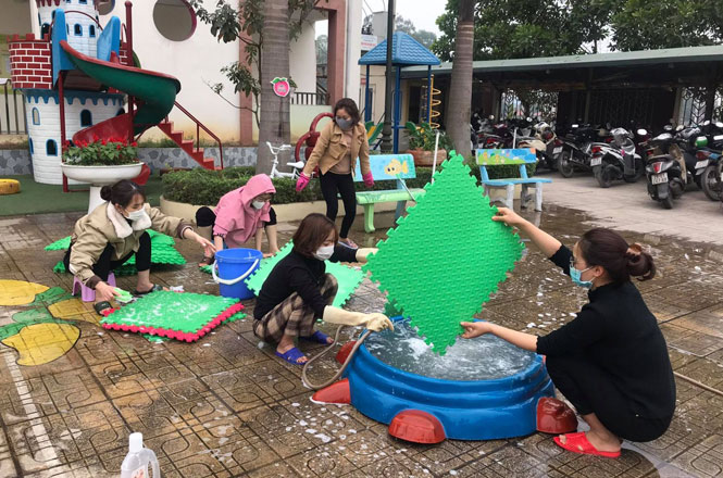 Sẵn sàng đón học sinh trở lại trường