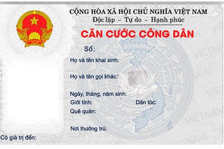 Cấp thẻ căn cước gắn chíp điện tử