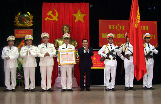  Công an Tỉnh: Triển khai nhiệm vụ năm 2016