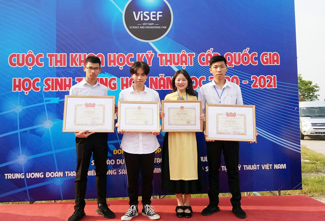 Thái Nguyên đoạt hai giải trong Cuộc thi Khoa học kỹ thuật cấp quốc gia dành cho học sinh trung học