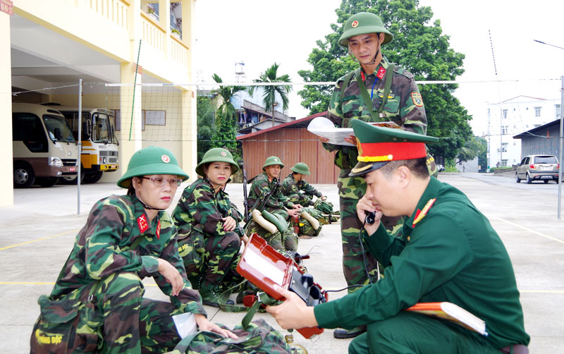 Lực lượng vũ trang tỉnh thực hiện tốt công tác chuẩn bị bầu cử