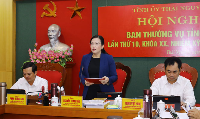 Hội nghị Ban thường vụ Tỉnh ủy lần thứ 10, khóa XX: Thực hiện nghiêm túc việc tiếp, đối thoại với cán bộ, đảng viên và nhân dân