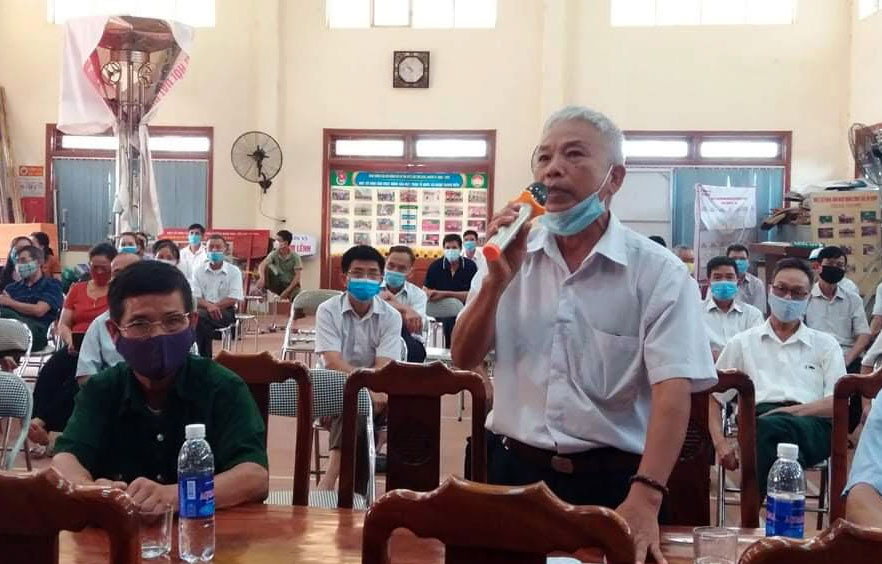 Ứng cử viên đại biểu HĐND tỉnh tiếp xúc cử tri
