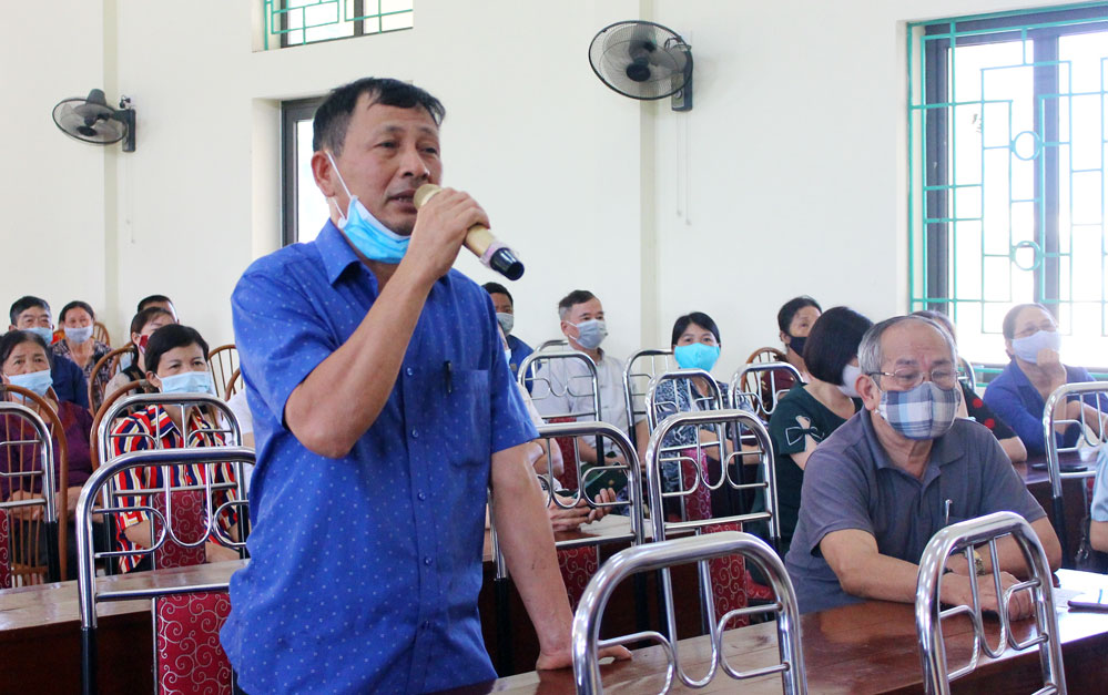 Hoàn thành các hội nghị tiếp xúc cử tri vận động bầu cử
