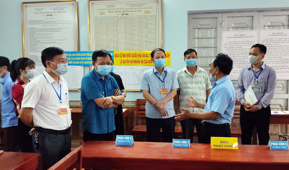 Kiểm tra công tác lãnh đạo, tổ chức thực hiện cuộc bầu cử