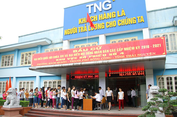 Thái Nguyên: Có 558 tổ bầu cử có 100% cử tri đi bỏ phiếu