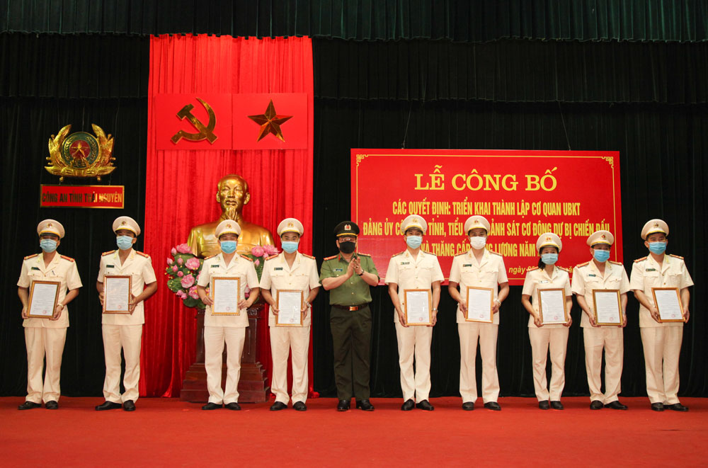Công an tỉnh thành lập thêm hai đơn vị mới