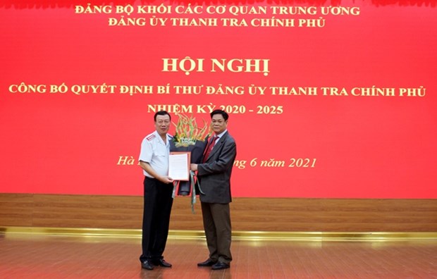 Ông Đoàn Hồng Phong giữ chức Bí thư Đảng ủy Thanh tra Chính phủ