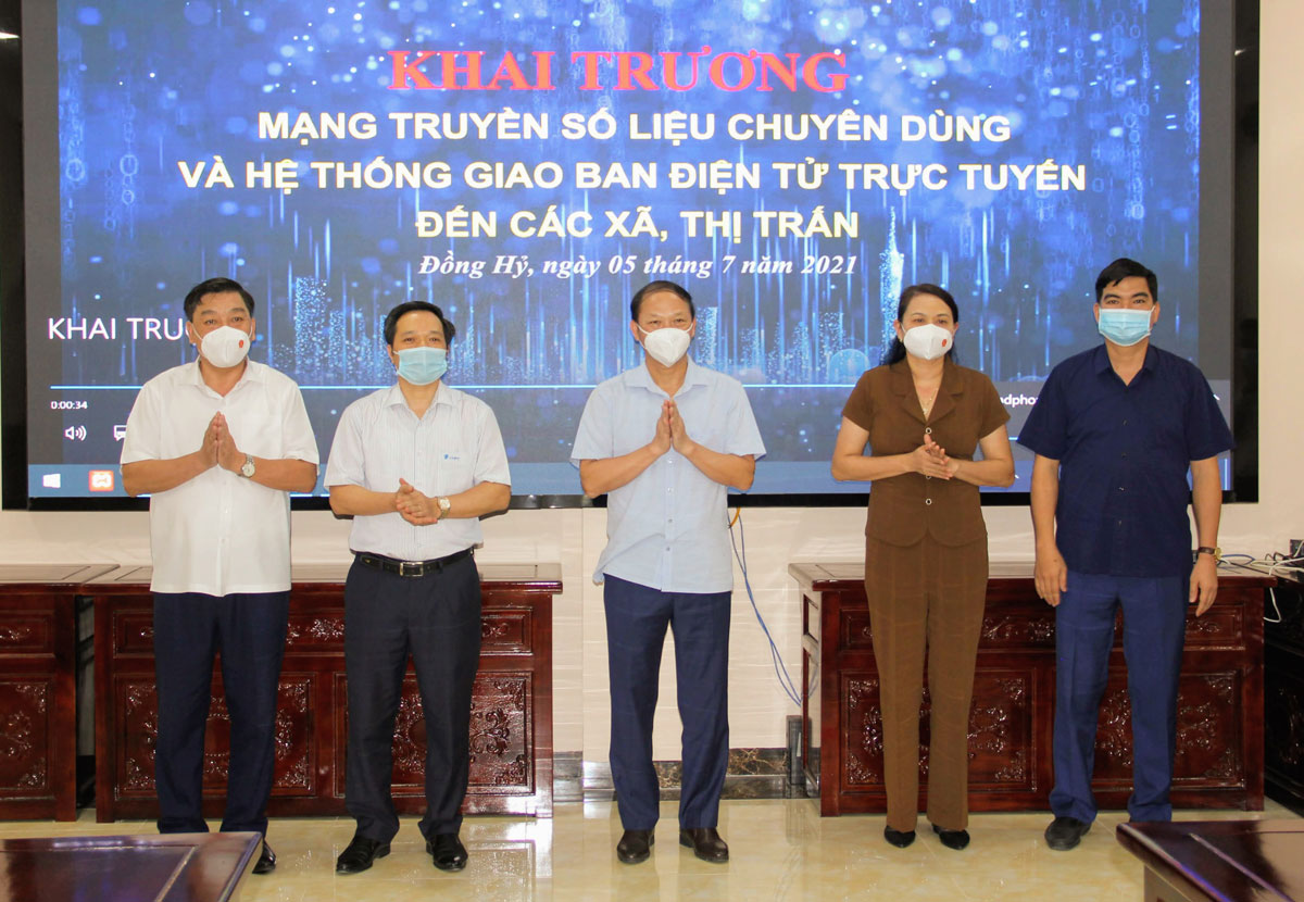 Đồng Hỷ: Khai trương mạng truyền số liệu chuyên dùng và hội nghị truyền hình
