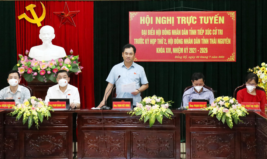 Đại biểu HĐND tỉnh tiếp xúc với cử tri các địa phương