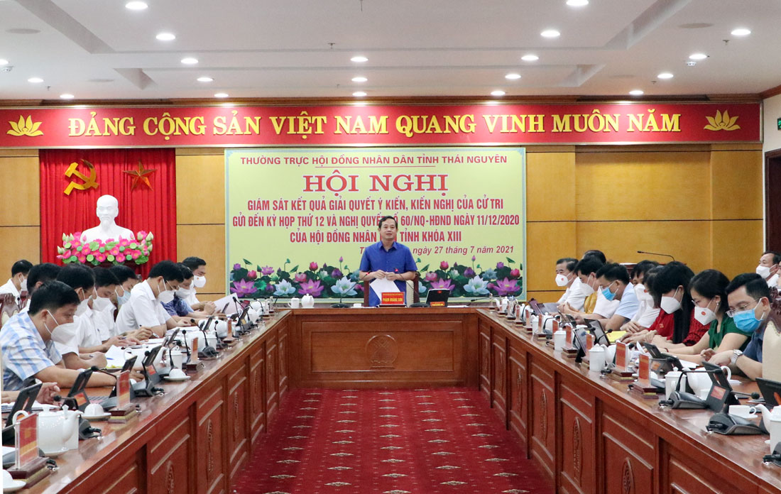 Giải quyết kiến nghị của cử tri đúng quy định, không để tồn đọng, kéo dài