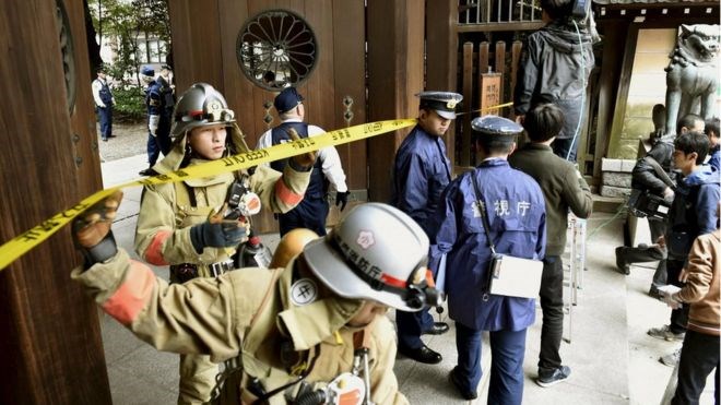 Vụ nổ đền Yasukuni: Có thể là một tấn công mang động cơ chính trị