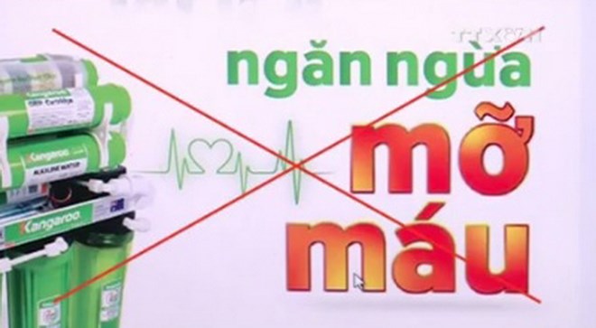 Yêu cầu thu hồi quảng cáo “quá đà” máy lọc nước RO Kangaroo