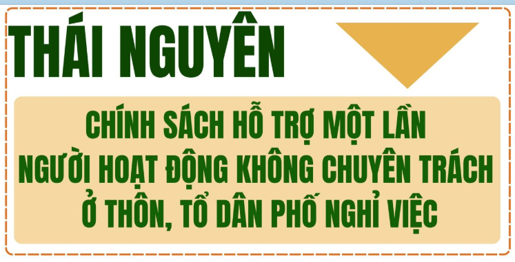 Thái Nguyên: Hỗ trợ người hoạt động không chuyên trách nghỉ việc do sắp xếp