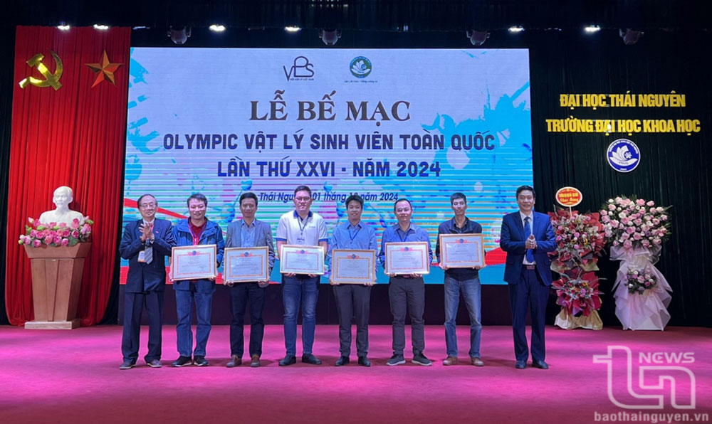 3 trường thuộc Đại học Thái Nguyên đoạt giải Nhì Olympic Vật lý sinh viên toàn quốc