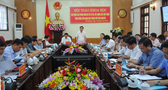 Bàn phương án phòng chống lũ tuyến sông Cầu
