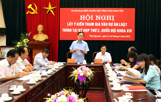 Đoàn đại biểu quốc hội Tỉnh: Đóng góp ý kiến vào dự thảo Luật tín ngưỡng, tôn giáo