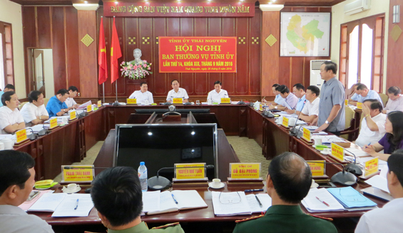 Hội nghị Ban thường vụ Tỉnh ủy lần thứ 14: Quyết định một số nội dung về kinh tế, xã hội, quốc phòng