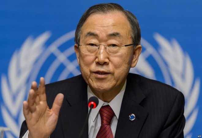 Ông Ban Ki-moon muốn dàn xếp cuộc gặp lãnh đạo Hàn Quốc-Triều Tiên?