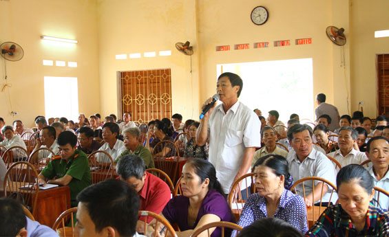 Đại biểu Quốc hội tỉnh tiếp xúc cử tri huyện Đồng Hỷ