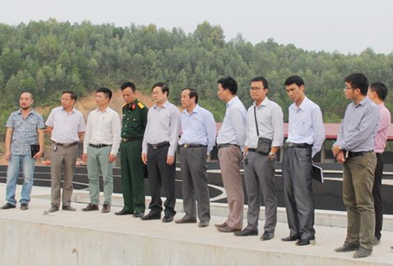 Cần đẩy nhanh tiến độ thi công Trạm xử lý nước thải T.P Thái Nguyên