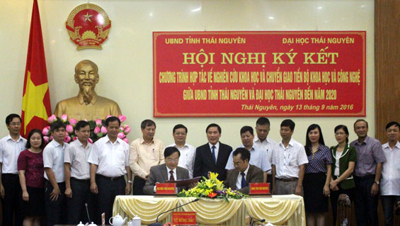 Ký kết hợp tác nghiên cứu, chuyển giao khoa học và công nghệ