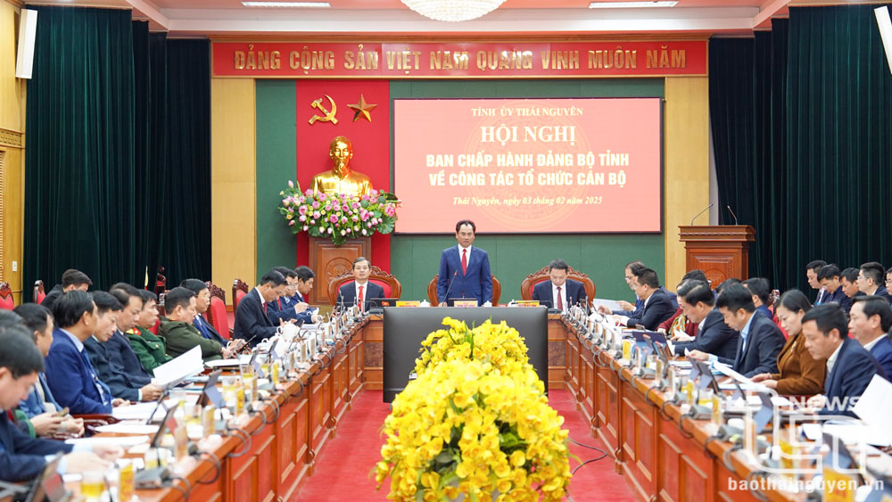 Thái Nguyên: Công bố quyết định hợp nhất Ban Tuyên giáo và Dân vận Tỉnh ủy, thành lập 2 đảng bộ trực thuộc