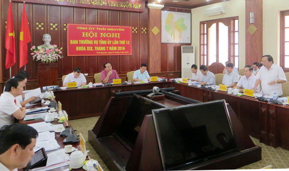 Ban thường vụ Tỉnh ủy:  Xem xét, cho ý kiến vào 3 đề án, 2 dự án