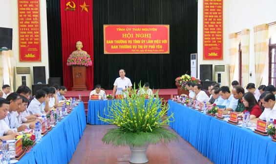 Tạo điều kiện thuận lợi để Phổ Yên phấn đấu trở thành đô thị loại III vào năm 2020