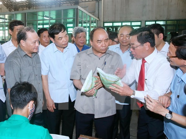 Thủ tướng khảo sát chương trình nông thôn mới tại Thái Bình