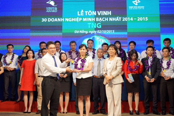 TNG được công nhận là doanh nghiệp niêm yết minh bạch nhất 