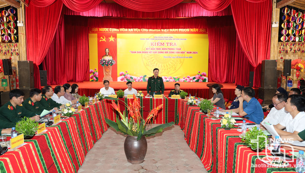 Kiểm tra phong trào “Toàn dân đoàn kết xây dựng đời sống văn hóa” tại Thái Nguyên