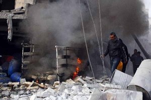 Quân nổi dậy ở Syria chiếm thị trấn phía Bắc thủ đô 
