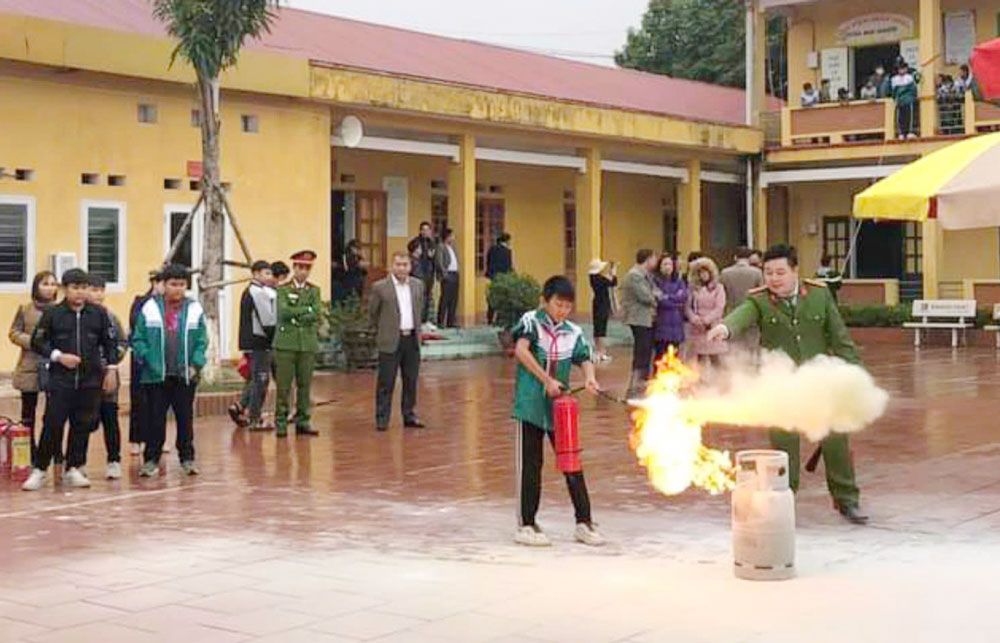 Chú trọng thực hành trong phòng cháy, chữa cháy