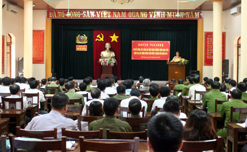 98 xã đạt yêu cầu về an ninh trật tự 