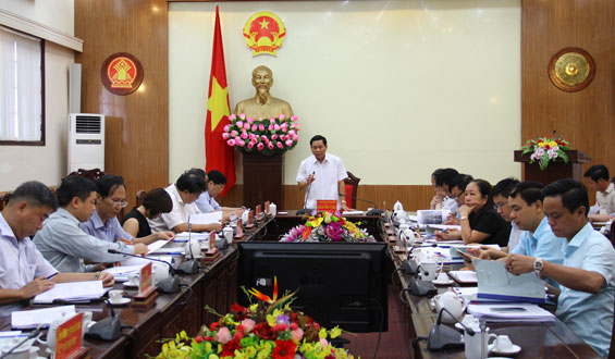 Thống nhất phương án xử lý việc thấm đập chính hồ Núi Cốc