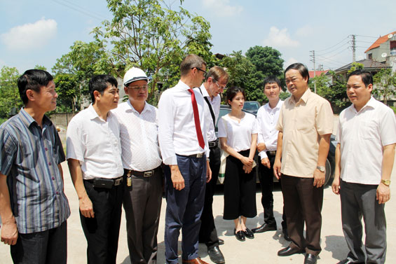 Lãnh đạo tỉnh làm việc với Công ty SODRAEP