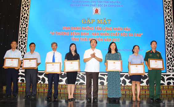 Vinh danh những tấm lòng nhân hậu vì thương bệnh binh, nạn nhân da cam