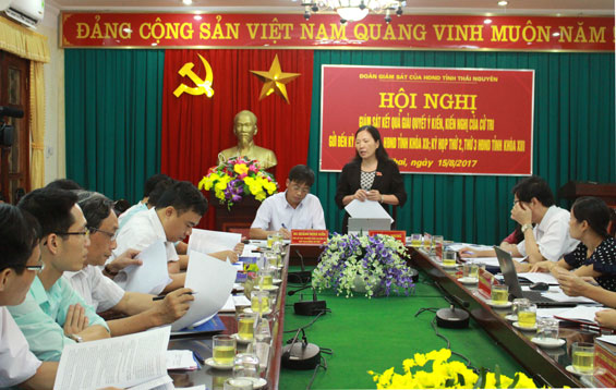 Nhiều ý kiến, kiến nghị của cử tri được trả lời, giải quyết