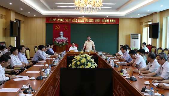 Thường trực Tỉnh ủy làm việc với Kiểm toán Nhà nước