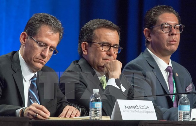 Mỹ, Canada và Mexico kết thúc tái đàm phán NAFTA vòng 1