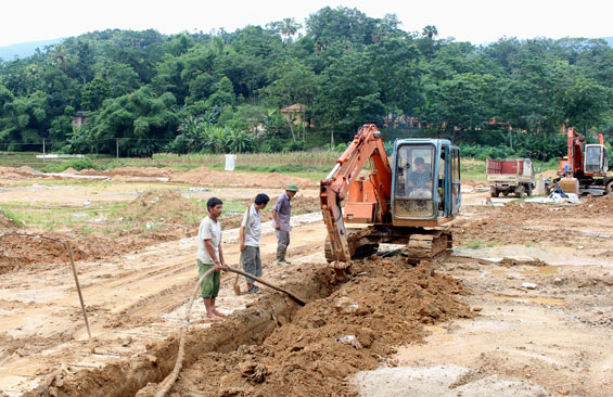 Khẩn trương hoàn thiện khu tái định cư xã Linh Thông 