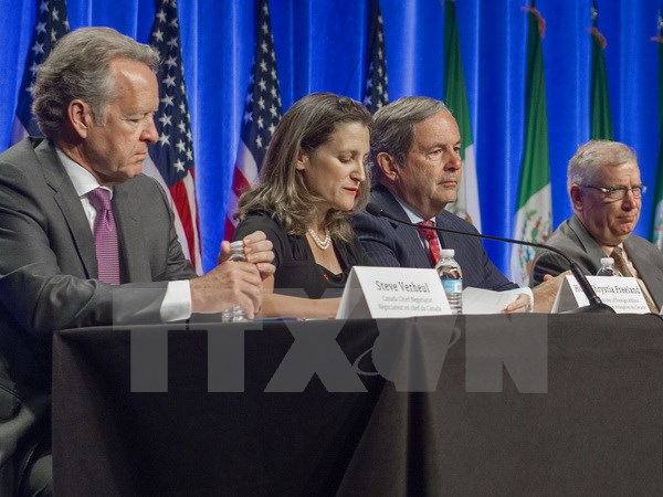 Đàm phán NAFTA căng thẳng quanh vấn đề tăng lương lao động