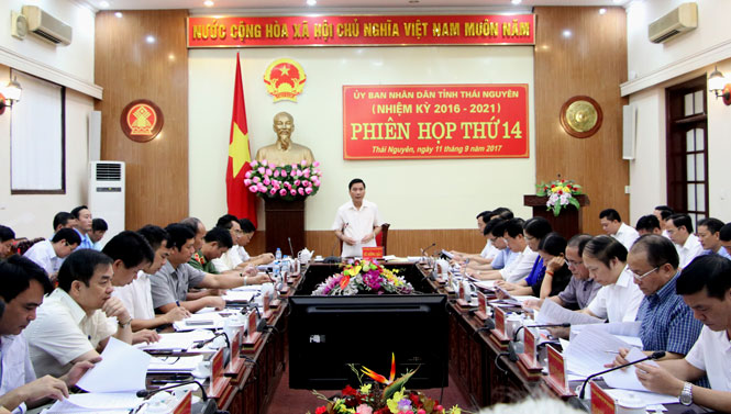 UBND tỉnh họp phiên thứ 14: Chú trọng triển khai các công trình, dự án trọng điểm