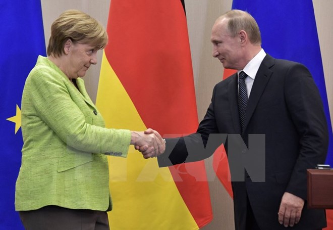Lãnh đạo Đức, Nga điện đàm về tình hình Triều Tiên và Ukraine